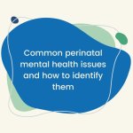 Common perinatal mental health issues and how to identify them.