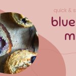 Blueberry muffin recipe web banner