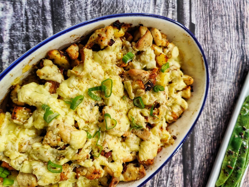 loaded chicken and potato casserole recipe