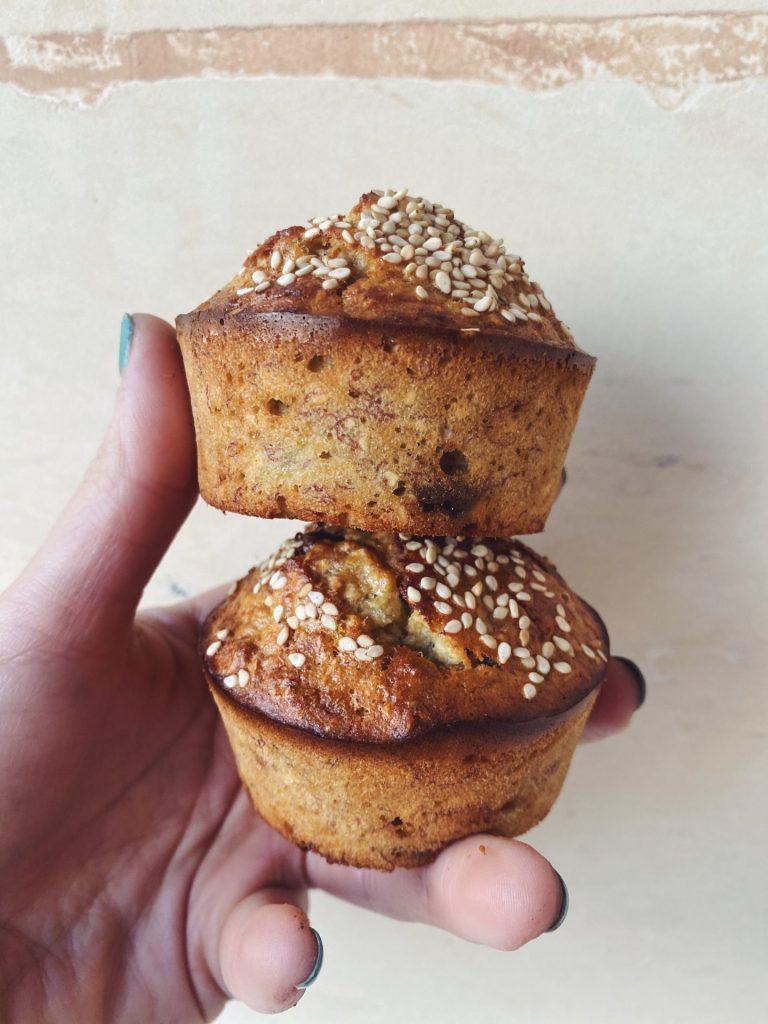 banana and tahini muffin recipe