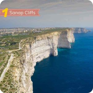 Visit Sanap Cliffs in Gozo with kids