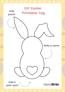Bunny Tag Template