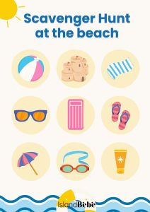 Beach Scavenger Hunt Free Printable