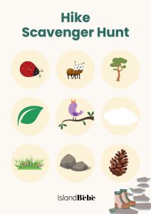 Hike Scavenger Hunt Printable