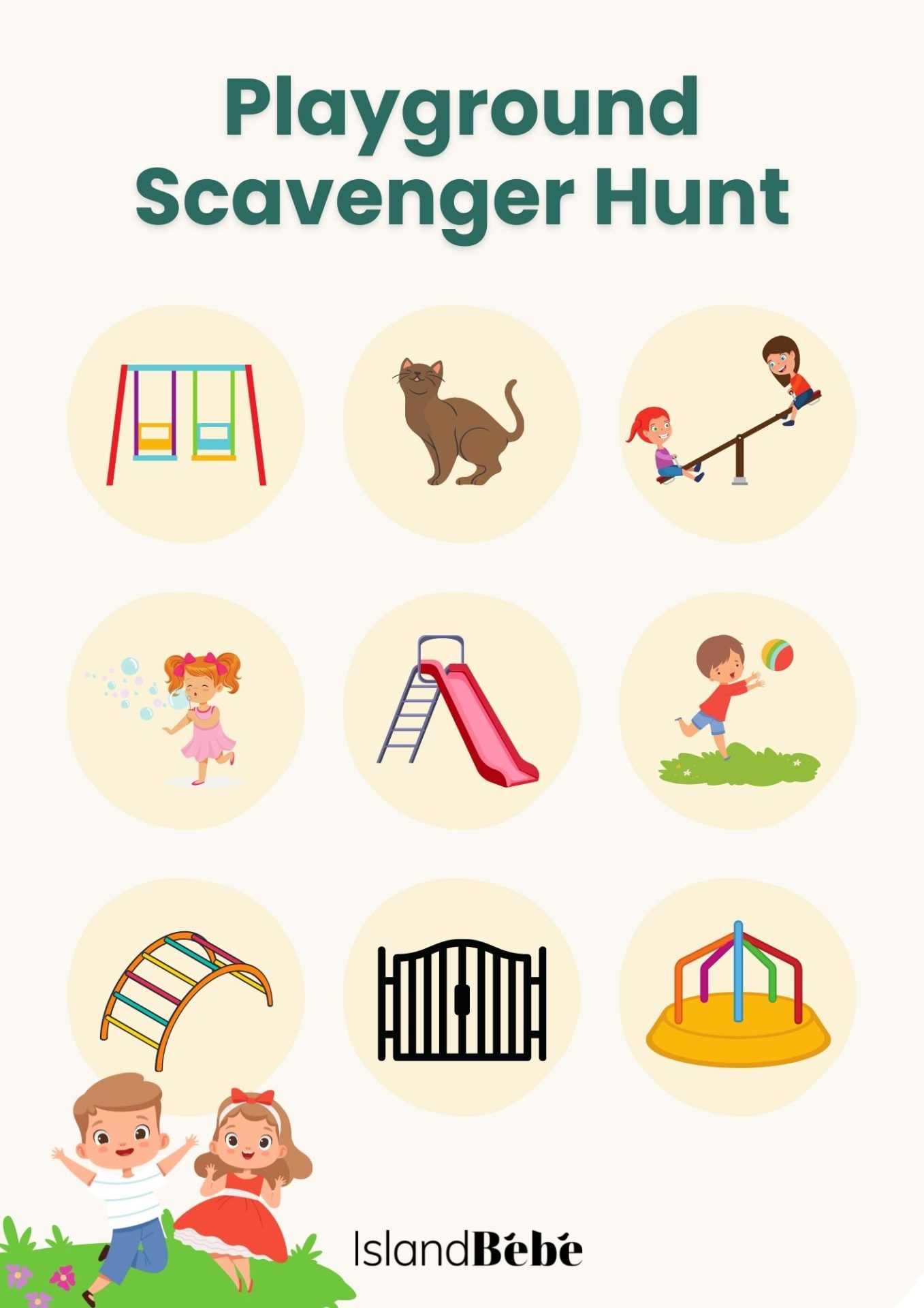 Free Printable Playground Scavenger Hunt For Kids - vrogue.co