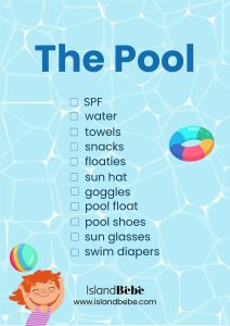 The Pool packing checklist