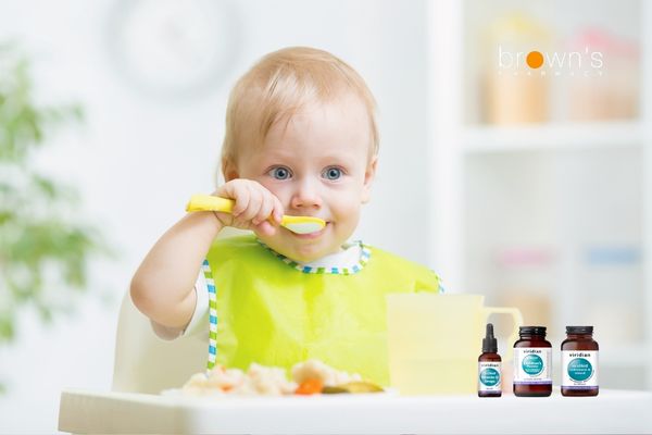 Viridian supplements for kids to improve their gut health web banner