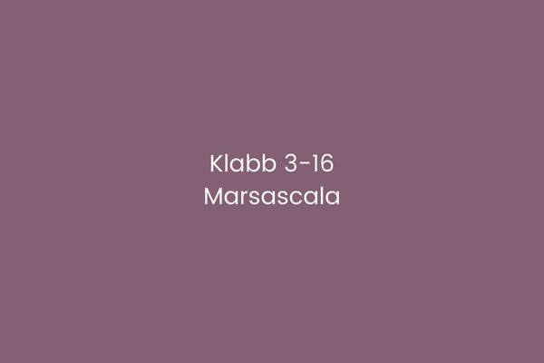 Klabb 3-16 Marsascala