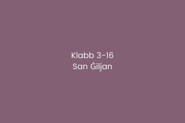 Klabb 3-16 San Ġiljan