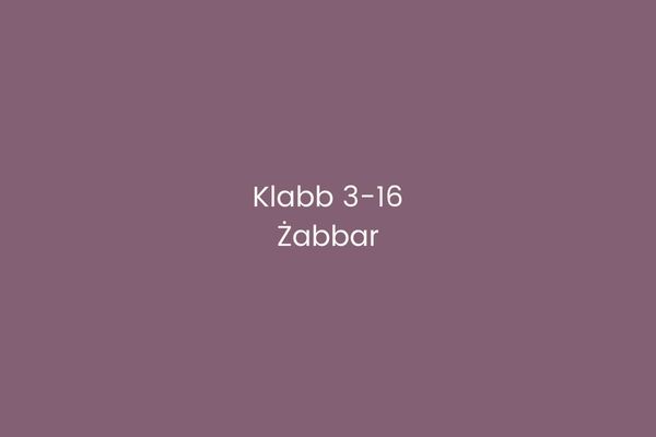 Klabb 3-16 Żabbar