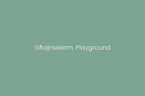 Għajnsielem, Playground