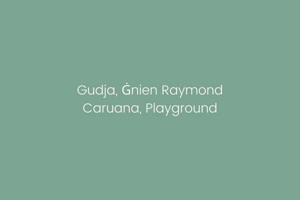 Gudja, Ġnien Raymond Caruana, Playground