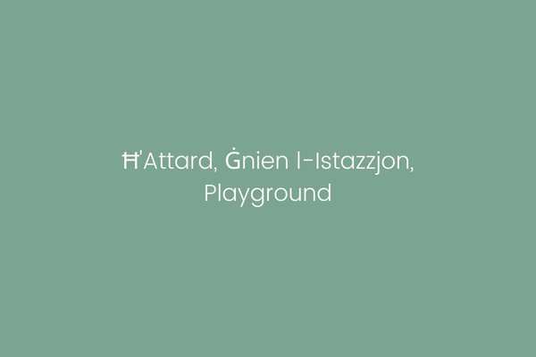 Ħ'Attard, Ġnien l-Istazzjon, Playground