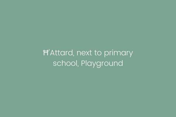 Ħ'Attard, next to primary school, Playground