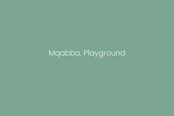 Mqabba, Playground