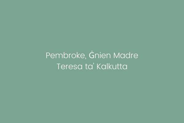 Pembroke, Ġnien Madre Teresa ta' Kalkutta