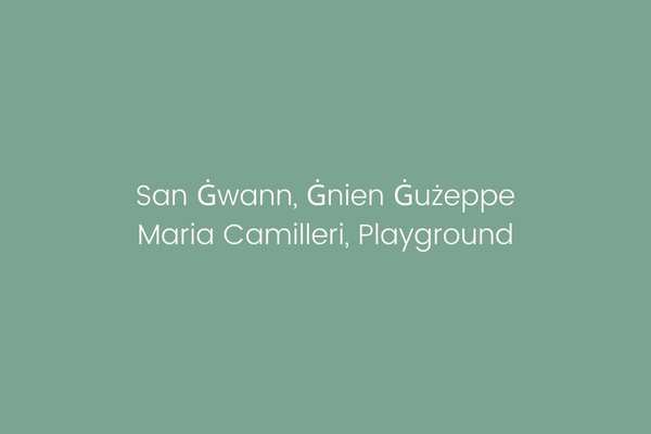 San Ġwann, Ġnien Ġużeppe Maria Camilleri, Playground