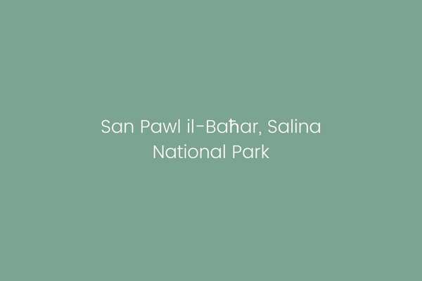 San Pawl il-Baħar, Salina National Park
