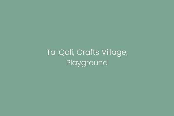 Ta' Qali, Crafts Village, Playground