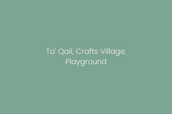 Ta' Qali, Crafts Village, Playground