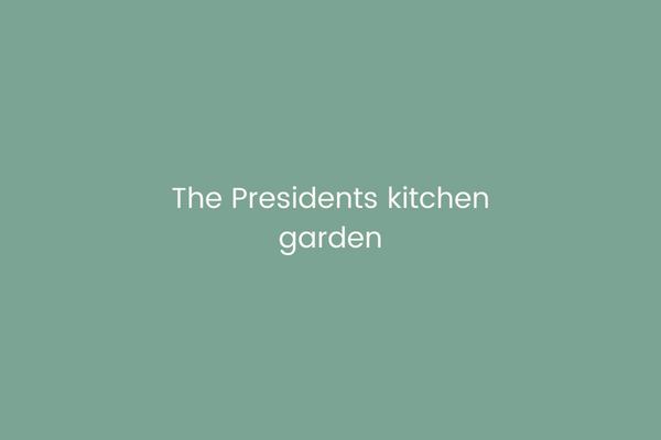 The Presidents kitchen garden