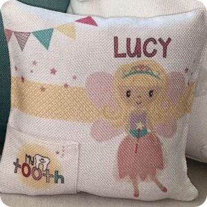 personalised tooth fairy pillows