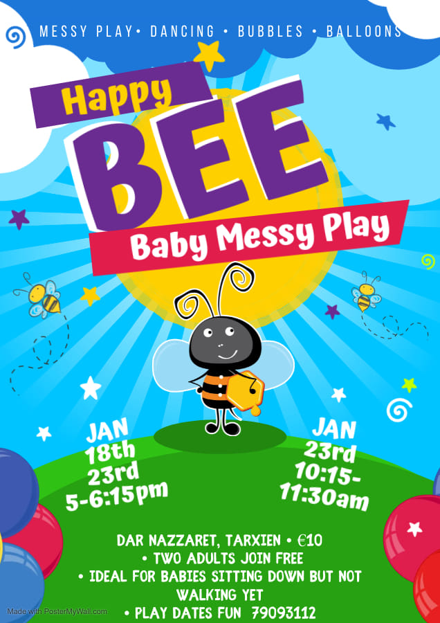 Play Dates Fun - Happy Bee