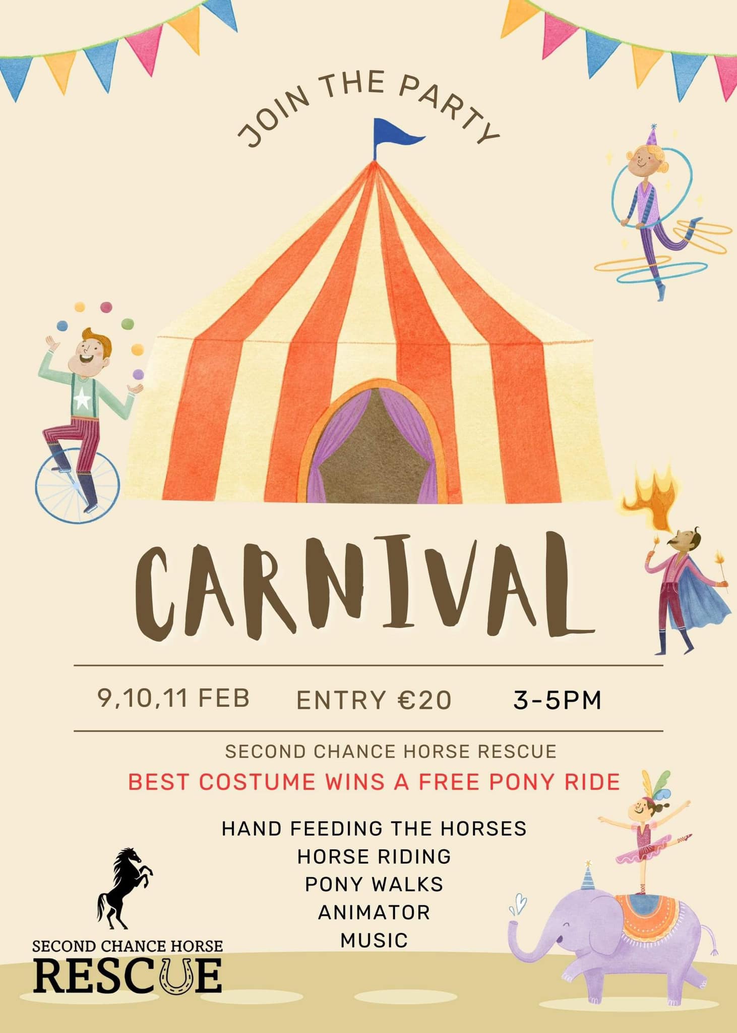 Second Chance Horse Rescue - Carnival Party