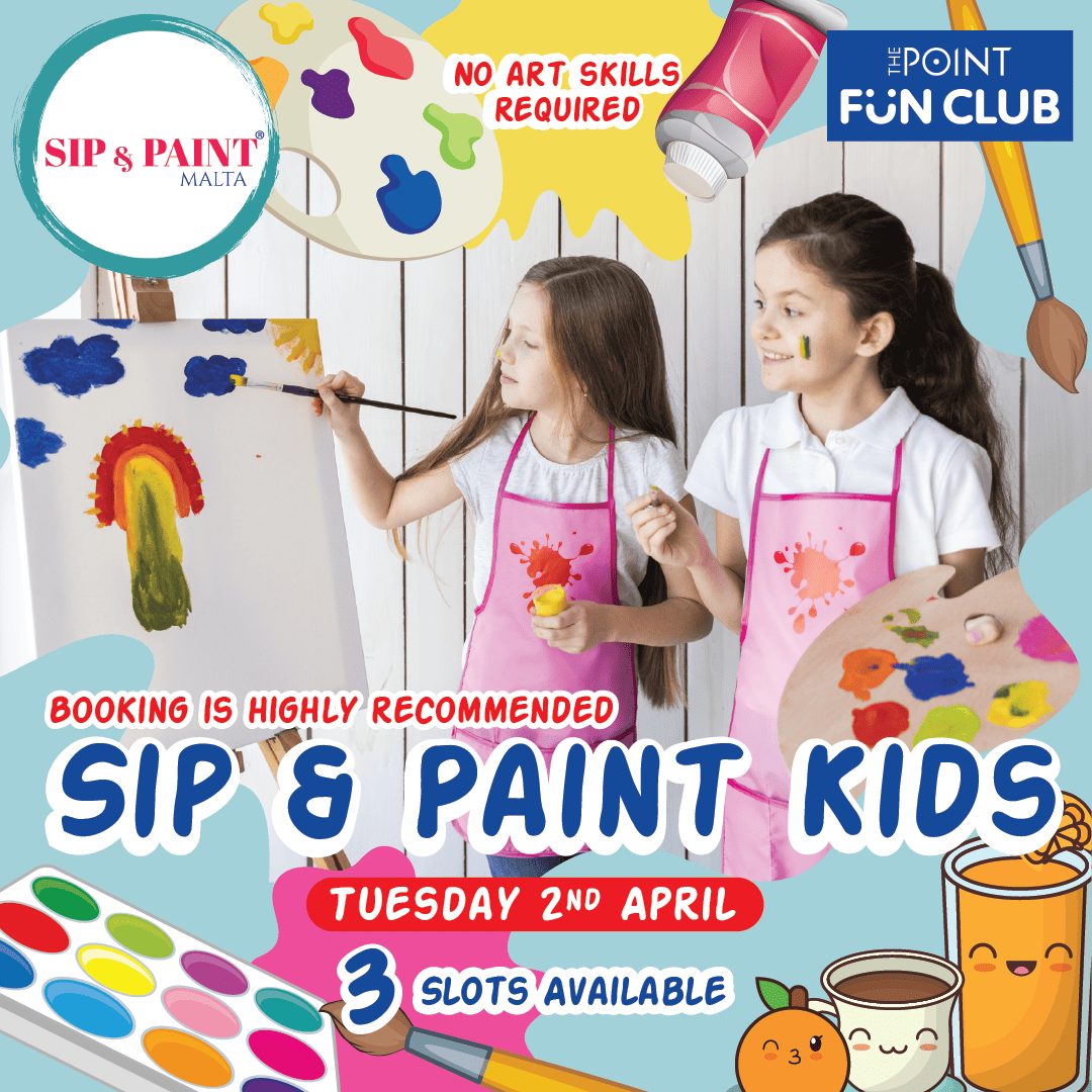 Sip & Paint Kids at The Point! ๐ฅค๐