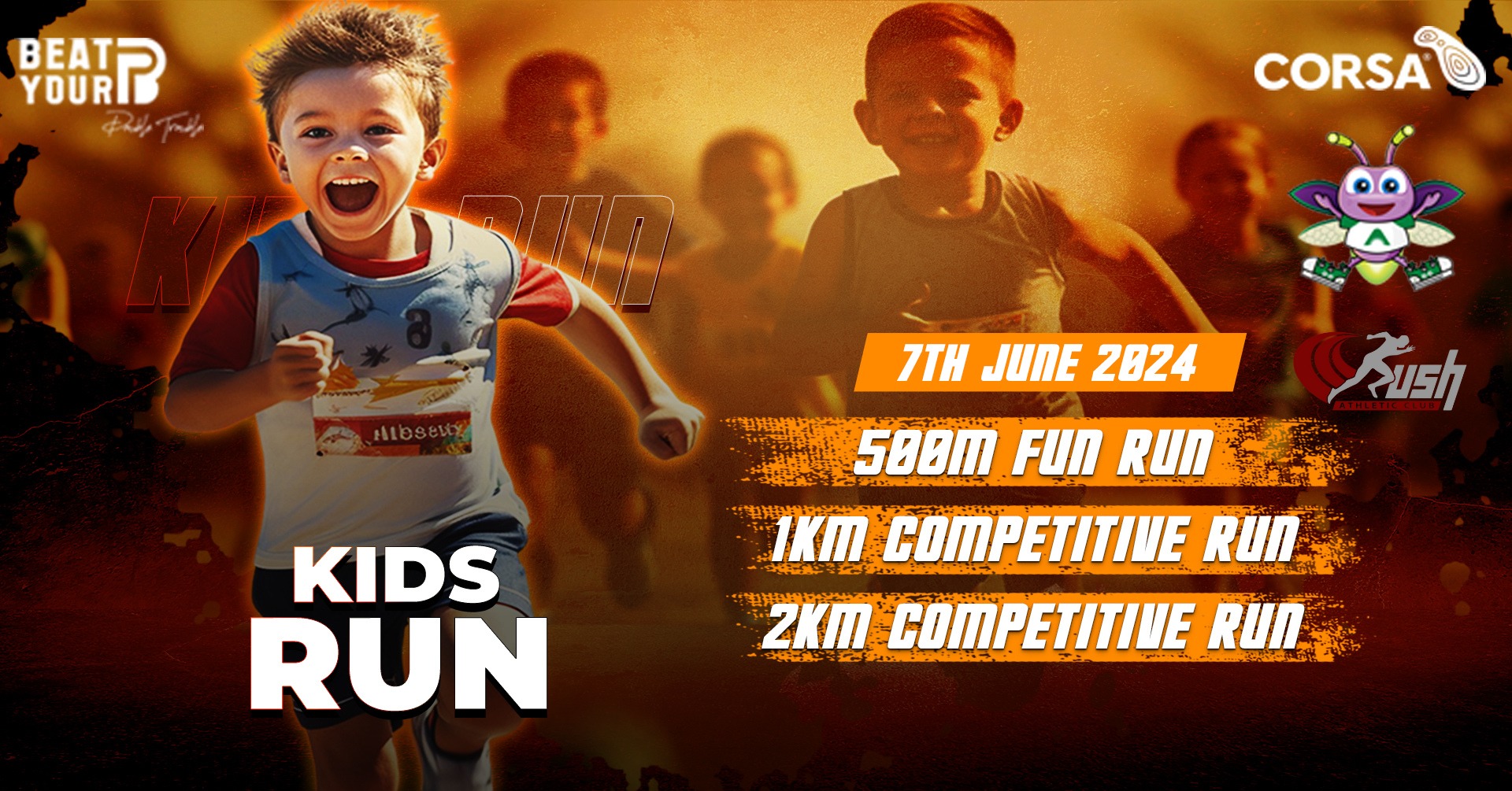Beat Your PB Double Trouble - Kids Run