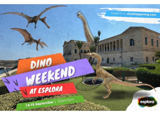 Dino Weekend at Esplora